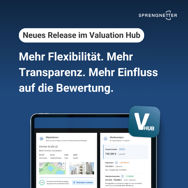Release: Neue Funktionen im Valuation Hub